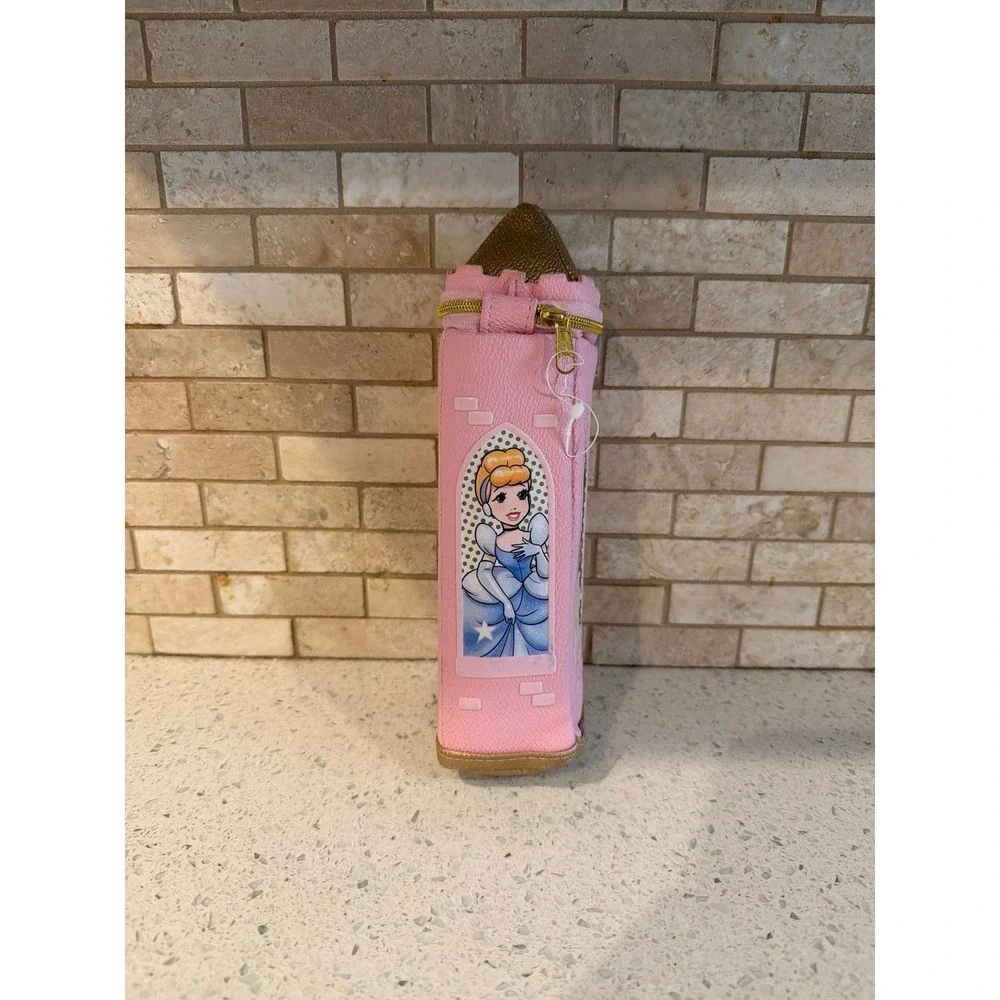 Disney Parks Princess Tower Pencil Case CINDERELLA Snow White BELLE MULAN